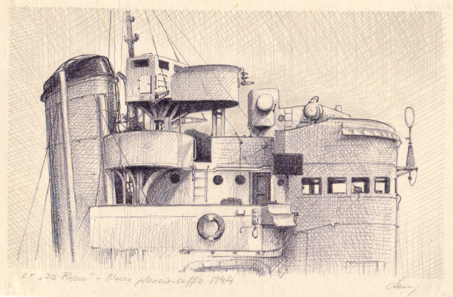 1944 - 'Da Recco' - blocco plancia-coffa